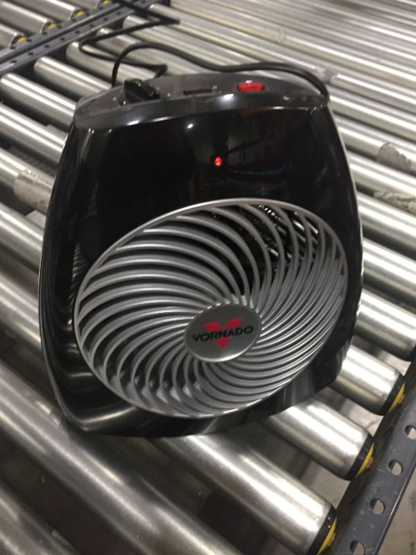 Photo 2 of Vornado MVH Vortex Heater with 3 Heat Settings, Adjustable Thermostat, Tip-Over Protection, Auto Safety Shut-Off System, Whole Room, Black