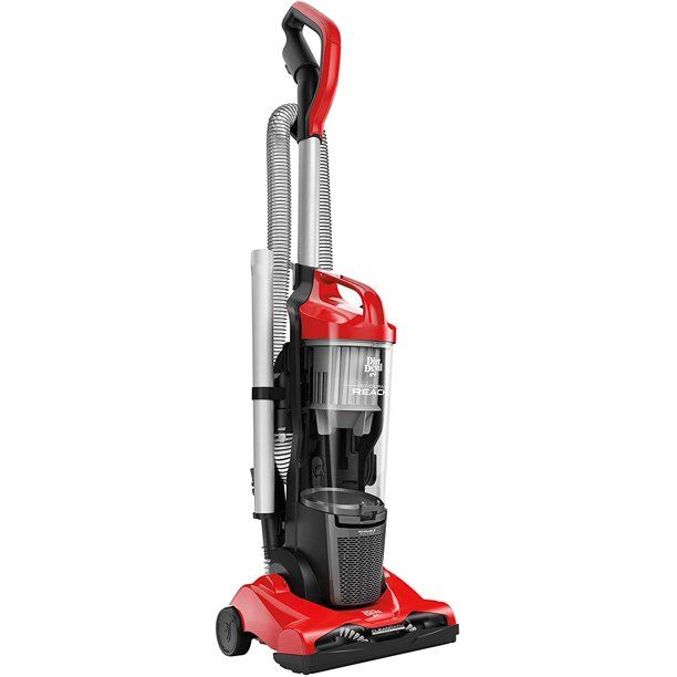 Photo 1 of Dirt Devil Endura Reach Upright Bagless Vacuum Cleaner for Carpet and Hard Floor, Lightweight, Corded, UD20124, Red