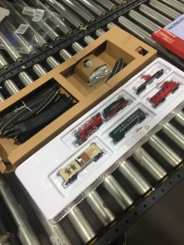 Photo 3 of Bachmann Trains - Jingle Bell Express Ready To Run Electric Train Set - HO Scale