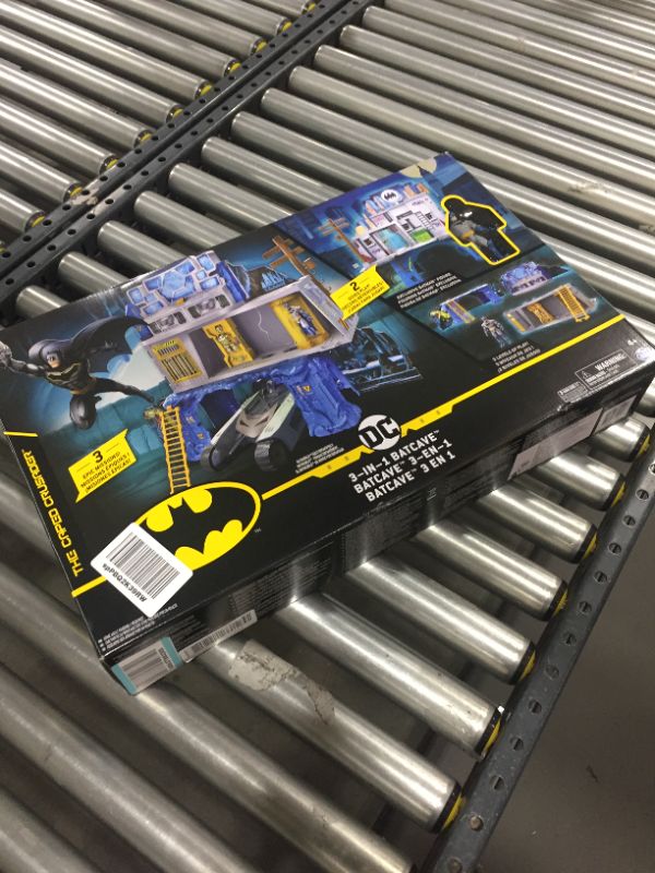 Photo 2 of Batman 3-in-1 Batcave Playset with Exclusive 4-inch Batman Action Figure and Battle Armor