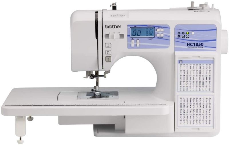 Photo 1 of Brother HC1850 Sewing and Quilting Machine, 185 Built-in Stitches, LCD Display