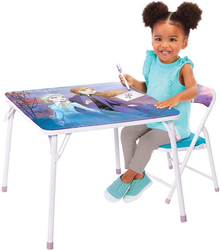 Photo 1 of Disney Frozen 2 Kids Table & Chair Set, Junior Table for Toddlers Ages 2-5 Years