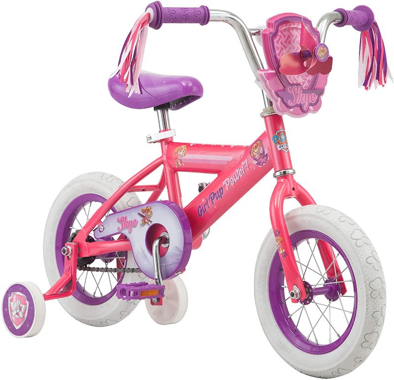 Photo 1 of Nickelodeon Paw Patrol Kids Bike, 12-16-Inch Wheels, Toddlers to Kids ages 3 Years and Up, Training Wheel Options, Steel Frame, Multiple Colors