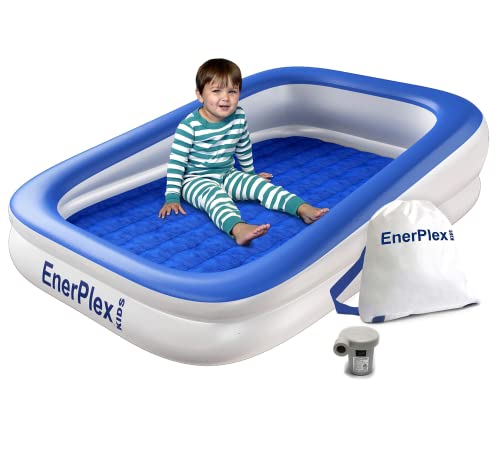 Photo 1 of EnerPlex Kids Inflatable Travel Bed with High Speed Pump, Portable Air Mattress for Kids on The Go