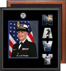 Photo 1 of Campus Images Campus Images Navy Portrait Petite Frame with Gold Medallion,18 X 18 INCH
