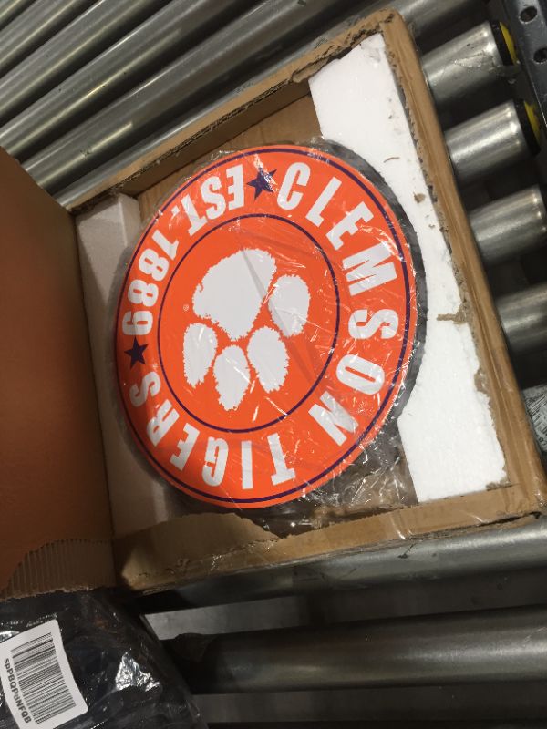 Photo 2 of CLEMSON TIGERS BOTTLE CAP WALL SIGN