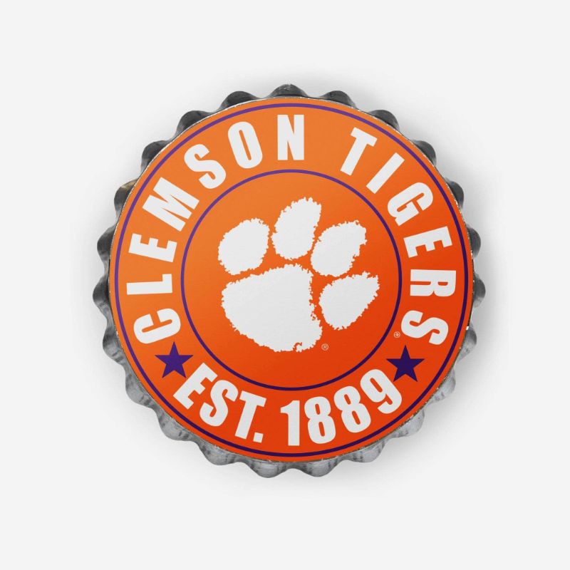 Photo 1 of CLEMSON TIGERS BOTTLE CAP WALL SIGN