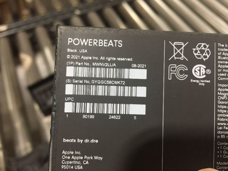 Photo 3 of Beats by Dr. Dre - Powerbeats High-Performance Wireless Earphones - Black
