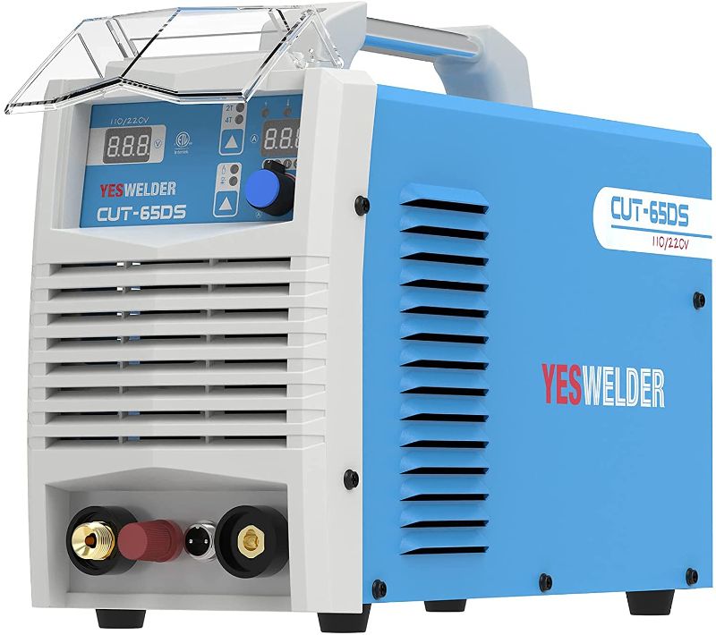 Photo 1 of YESWELDER CUT-65DS 65A Non-Touch Pilot Arc Air Plasma Cutter Non High Frequency arc starting, Digital 110/220V Dual Voltage IGBT Inverter Plasma Cutting Machine, 5/8 Inch Clean Cut
