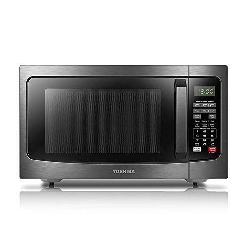 Photo 1 of Toshiba EM131A5C-BS Microwave Oven with Smart Sensor, Easy Clean Interior, ECO Mode and Sound On/Off, 1.2 Cu.ft, 1100W, Black Stainless Steel