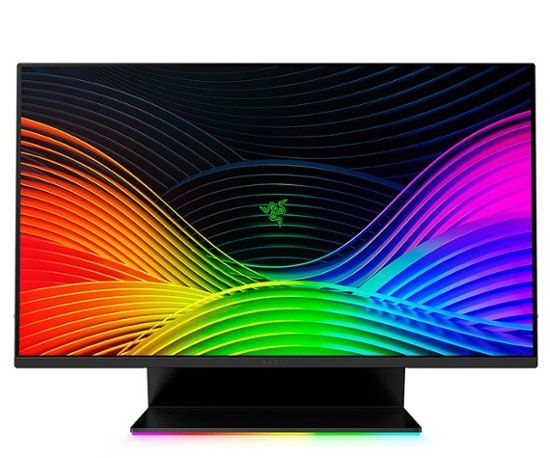 Photo 1 of Razer Raptor 27" Gaming LED QHD FreeSync and G-SYNC Compatable Monitor with HDR (HDMI, DisplayPort, USB Type-C) - Black
