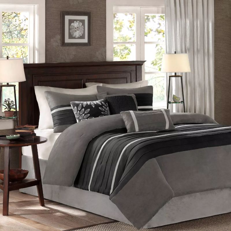 Photo 1 of Dakota Microsuede Comforter Set, SIZE CAL KING
