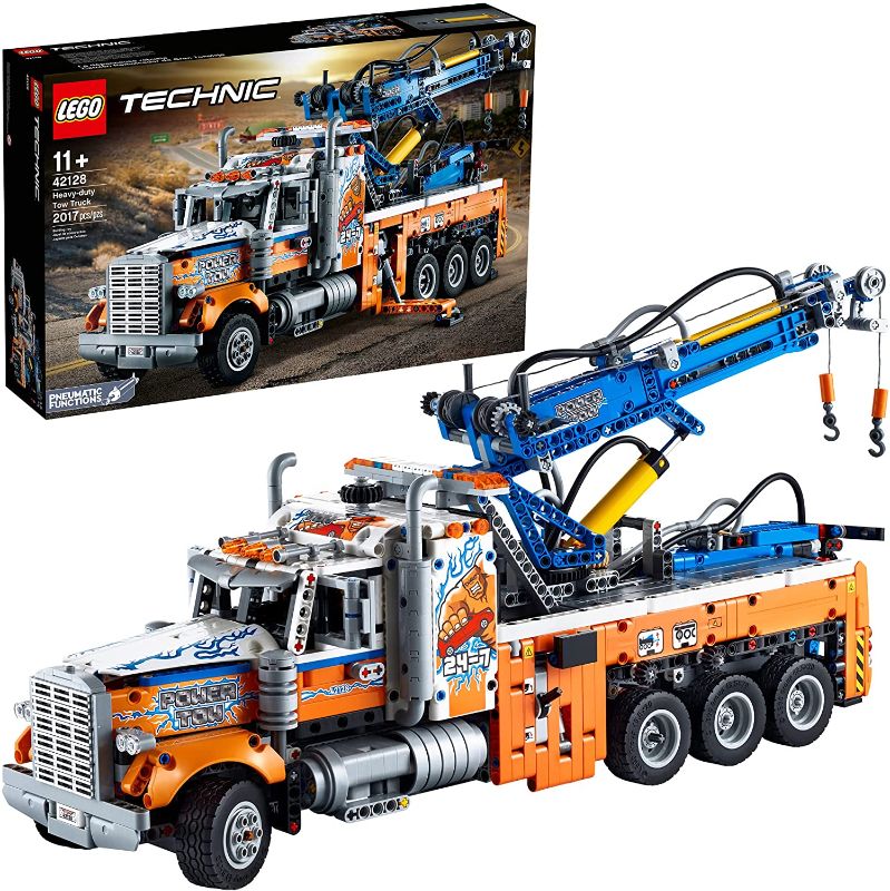 Photo 1 of LEGO Technic Heavy-Duty Tow Truck 42128 Building Kit; Explore a Classic Truck Packed with Authentic Features; New 2021 (2,017 Pieces)
