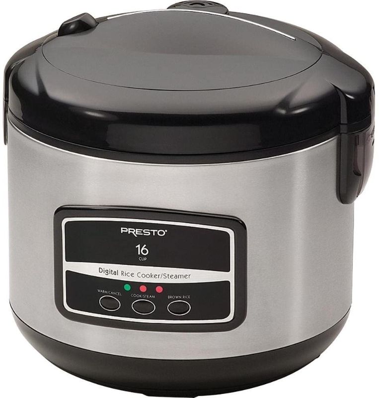 Photo 1 of Presto 05813 16-Cup Digital Stainless Steel Rice Cooker/Steamer