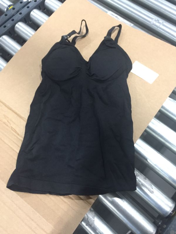 Photo 2 of Black Padded Tank Top Lg