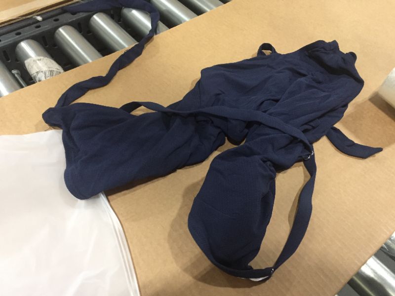 Photo 1 of CUPSHE WOMENS ONE PIECE SWIMSUIT, NAVY, SIZE M