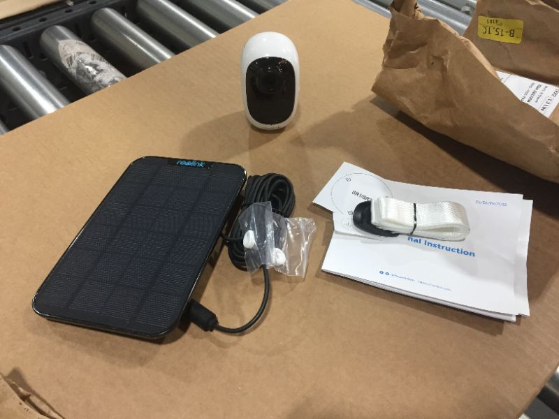 Photo 2 of Wireless Security Camera Battery/Solar Powered Reolink Argus 2E Bundle with Solar Panel (Black)
