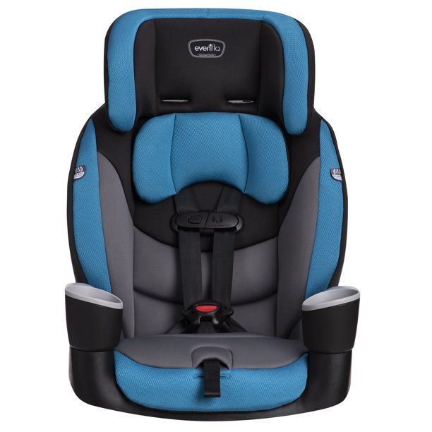 Photo 1 of Evenflo Maestro Sport High Back Booster Car Seat, Solid Print Blue