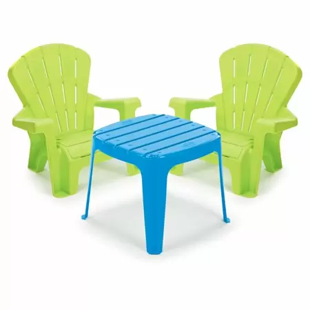 Photo 1 of Little Tikes Garden Table & Chairs Set, Blue