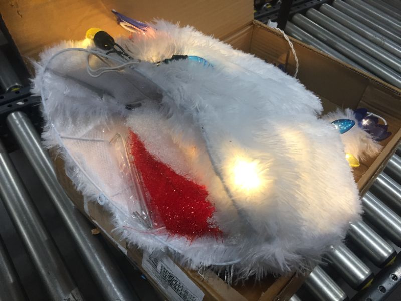 Photo 1 of ProductWorks 32-Inch Pre-Lit Rudolph the Red-Nosed Reindeer Bumble Christmas Yard Decoration, 80 Lights
