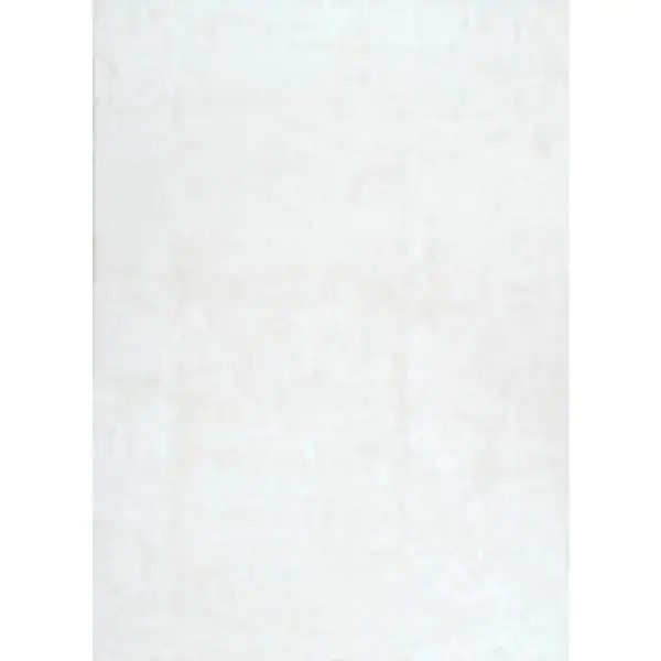 Photo 1 of Cloud Faux Sheepskin Plush Shag Ivory 8 ft. x 10 ft. Area Rug
