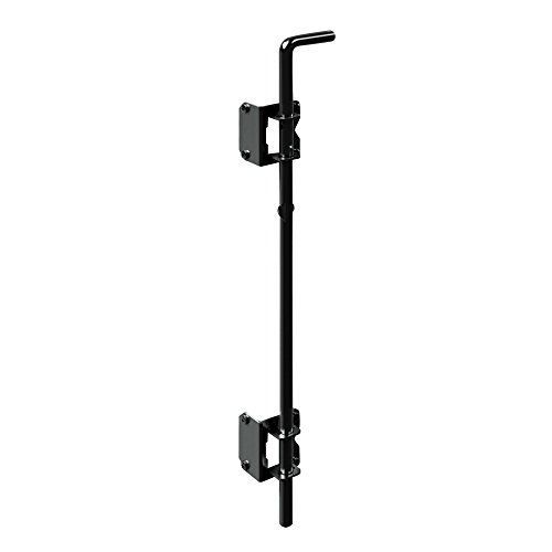 Photo 1 of Barrette Outdoor Living 24.75 in. Black Metal Heavy Duty Fence Drop Rod
