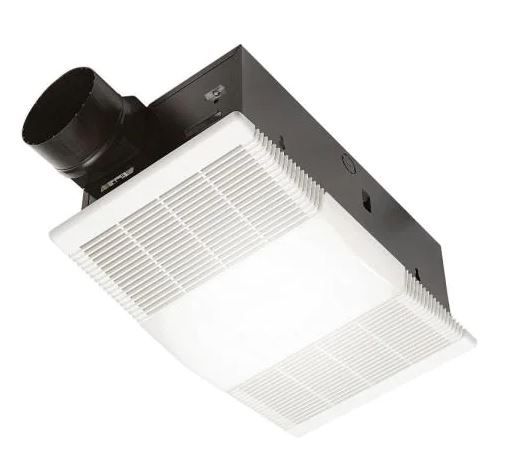 Photo 1 of 80 CFM Ceiling Bathroom Exhaust Fan with Light and 1300-Watt Heater
