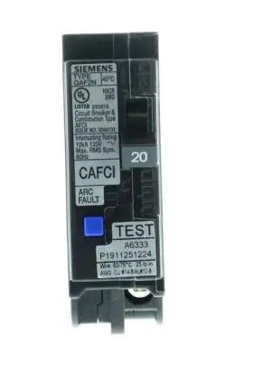 Photo 1 of 20 Amp 1-Pole Combination Type AFCI Plug-On Neutral Circuit Breaker
