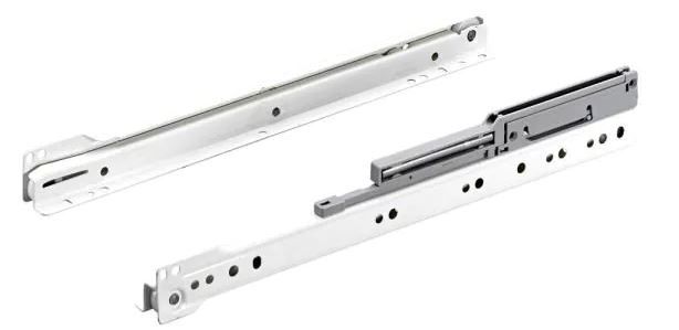 Photo 1 of 22 in. Bottom Mount Drawer Slide with Soft Close Set 1-Pair (2 Pieces)
