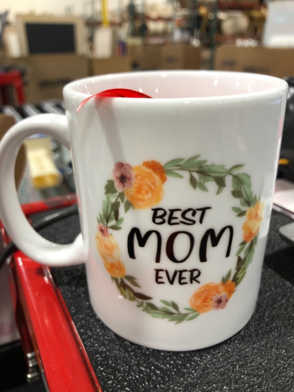 Photo 2 of Birthday Gifts for Mom from Daughter Son Husband, Best Mom Ever Mug, 11oz Novelty Funny Coffee mugs, Mothers Day Christmas Presents Idea