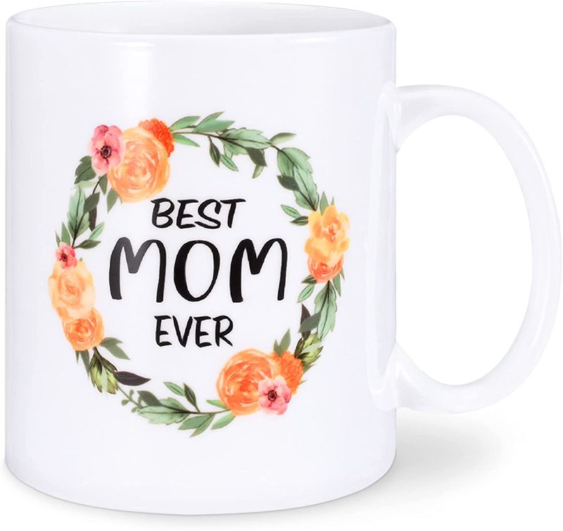 Photo 1 of Birthday Gifts for Mom from Daughter Son Husband, Best Mom Ever Mug, 11oz Novelty Funny Coffee mugs, Mothers Day Christmas Presents Idea