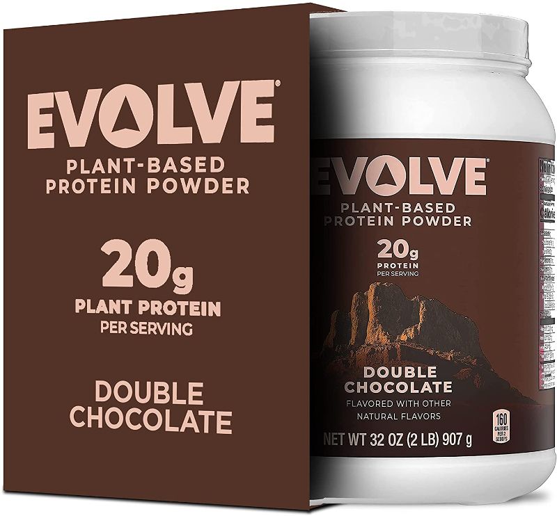 Photo 1 of Evolve Plant Based Protein Powder, classic cholate