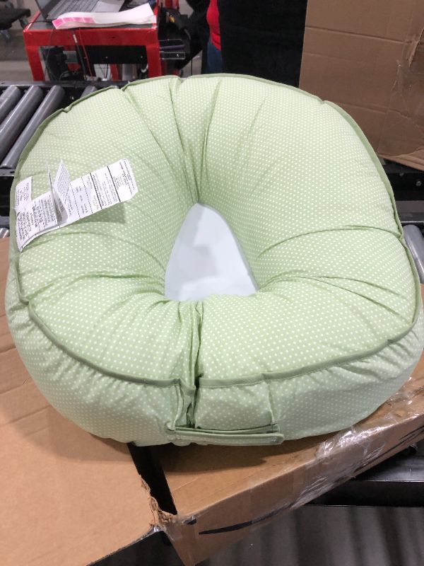 Photo 2 of Leachco Podster Sling-Style Infant Seat Lounger, Sage Pin Dot
