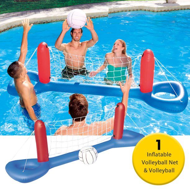 Photo 1 of Babigo Inflatable Volleyball Net Pool Float
