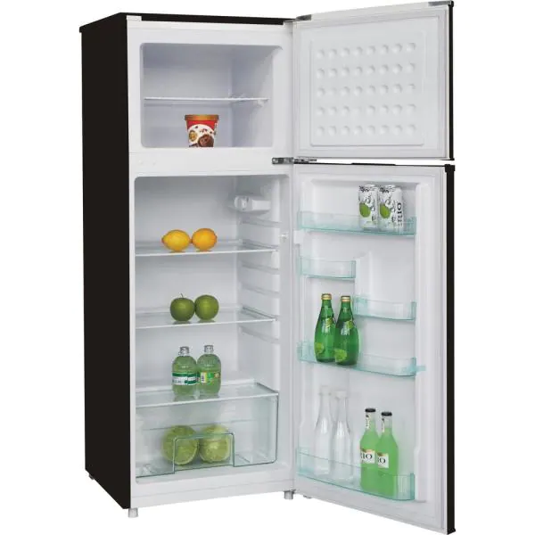 Photo 1 of 7.5 cu. ft. Refrigerator with Top Freezer in Stainless Look
