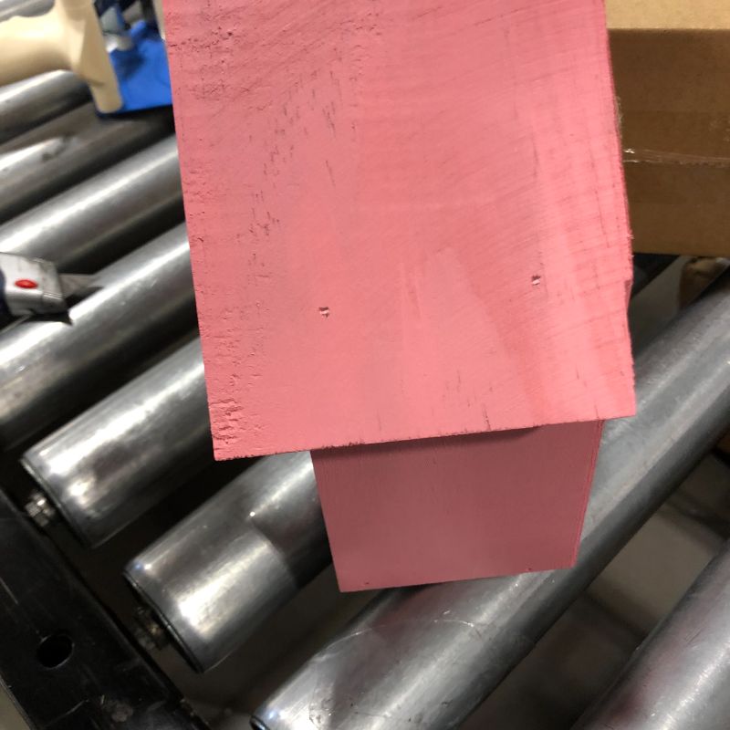 Photo 1 of NEROSUN Mason Bee Houses for The Garden, Wooden Bee Hive, Hanging Insect Hotels for Pollinator Bees, Ladybugs, Carpenter Bee House (Pink)