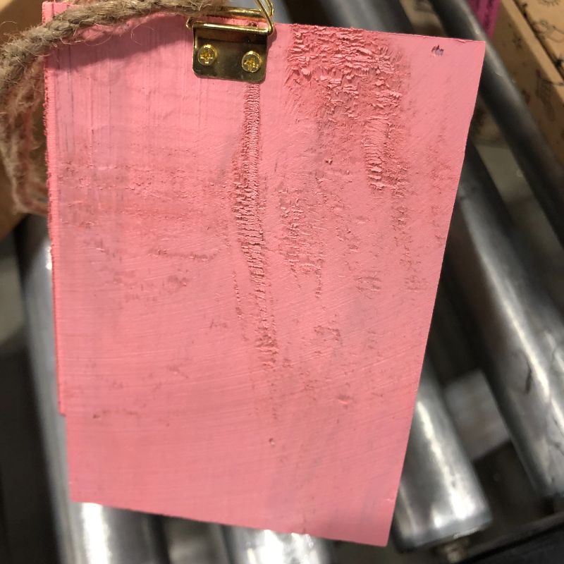 Photo 1 of NEROSUN Mason Bee Houses for The Garden, Wooden Bee Hive, Hanging Insect Hotels for Pollinator Bees, Ladybugs, Carpenter Bee House (Pink)