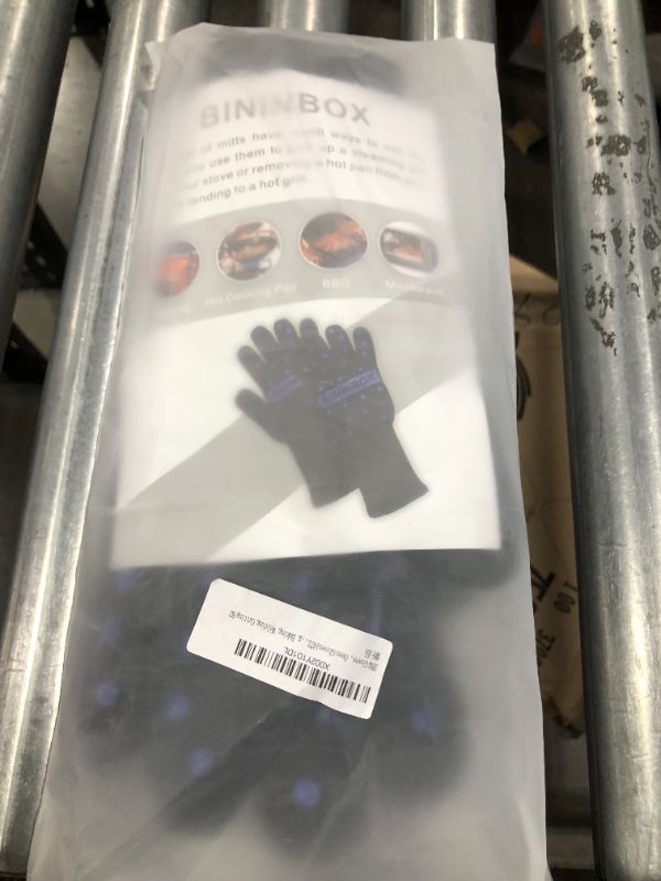 Photo 2 of 1472°F Extreme Heat&Cut Resistant Cooking Oven Mitt BBQ Grilling Gloves
