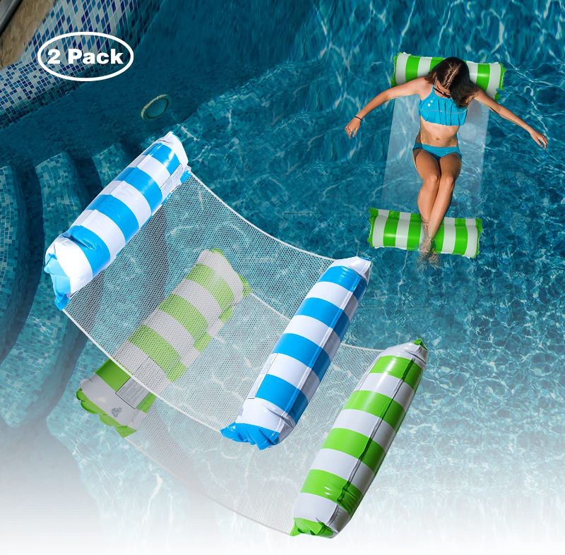 Photo 1 of 2 Pack Water Swimming Pool Float Hammock