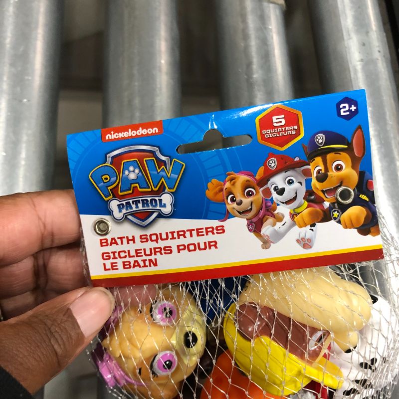 Photo 1 of Nickelodeon Paw Patrol Bath Squirter, 5 Pack
