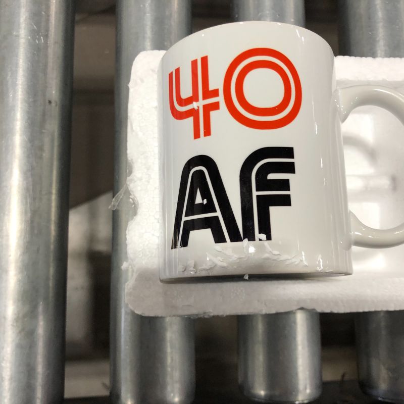Photo 1 of 40th Birthday Gifts for Women Mothers Day Gifts - 40 AF Mug - 11 oz Novelty Coffee Mugs Gifts for Mom 40th Birthday Mug to Wife, Grandma, Mom, Daughter, Sister, Boss, Nurse, Girlfriend, Boyfriend
