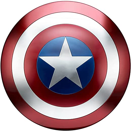 Photo 1 of Captain America Metal Shield Cosplay Adult Shield Classic 1:1 Full Size Replica
