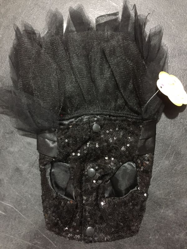 Photo 1 of small dog black dress