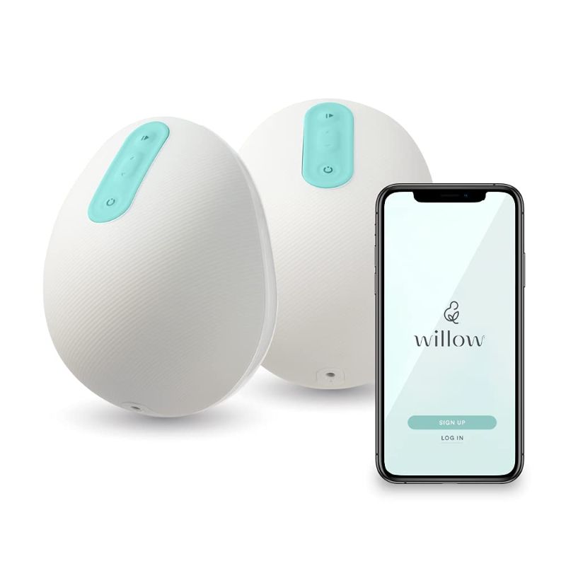 Photo 1 of Willow Pump Wearable Breast Pump | Quiet & Hands-Free, Portable, in-Bra Double Electric Breast Pump with App | The Only Pump That Lets You Pump in Any Position