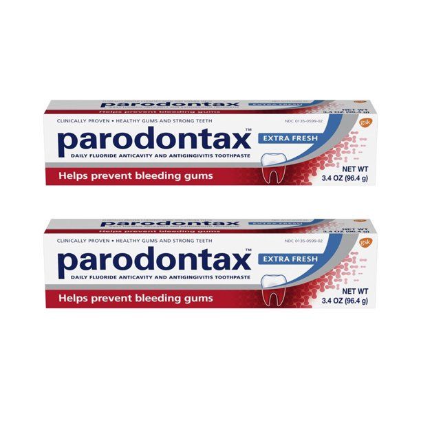 Photo 1 of 2pk Parodontax Toothpaste for Bleeding Gums, Gingivitis Treatment and Cavity Prevention, Extra Fresh 