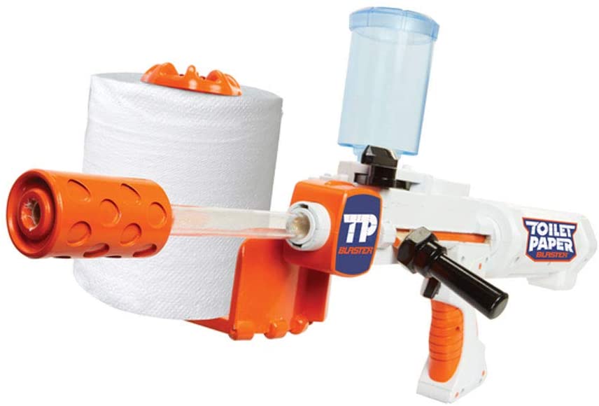 Photo 1 of TP Blaster 61734 Toilet Paper Blaster Skid Shot , White
