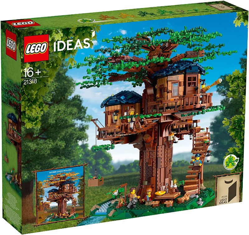 Photo 1 of LEGO Ideas 21318 Tree House Playset Building Kit (3,036 Pieces) — Collectible Display Set and Birthday Family Christmas Holiday Toy for Adults & Kids — Drawstring Bag
