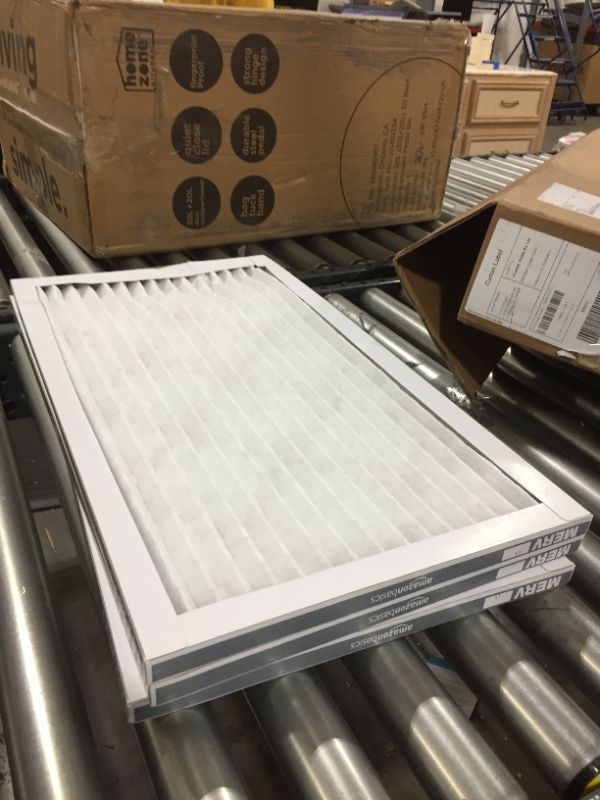 Photo 1 of Amazon Basics Merv 11 AC Furnace Air Filter - 14'' x 25'' x 1'', 3-Pack
