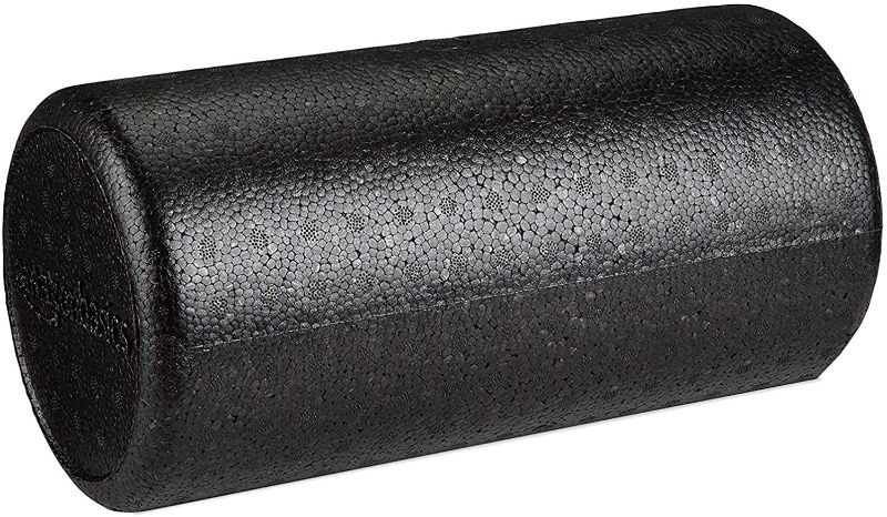 Photo 1 of Amazon Basics High-Density Round Foam Roller for Exercise, Massage, Muscle Recovery  18",