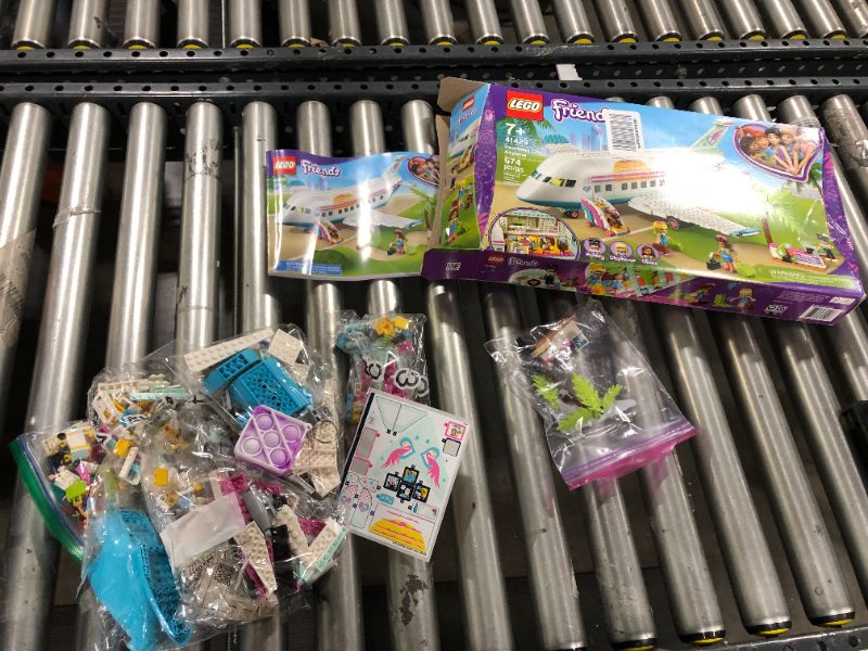 Photo 2 of PARTS! LEGO Friends Heartlake City Airplane 41429, Includes Friends Stephanie and Olivia, and Lots of Fun Airplane Accessories to Spark Fun and Creative Playtimes (574 Pieces)
